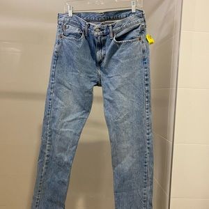 Vintage Levi’s straight leg denim boyfriend jeans -